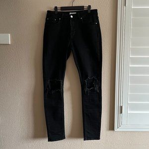 Legend London Slim Fit Ripped Jeans